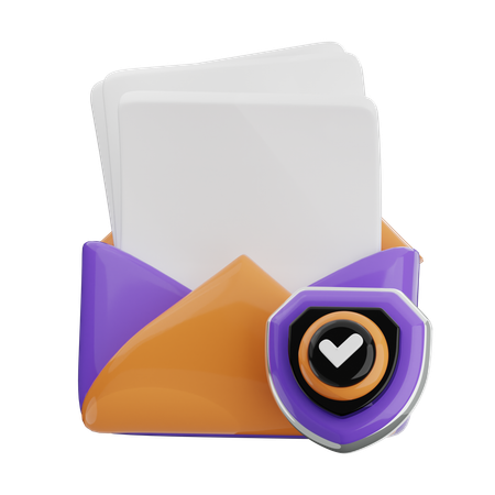 Bouclier de courrier  3D Icon