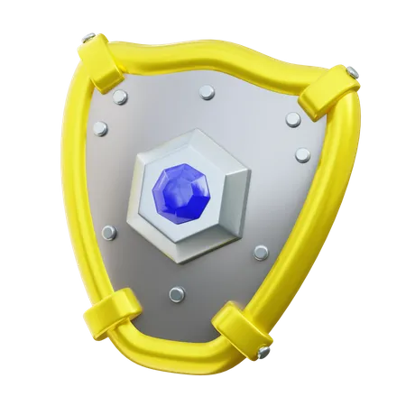 Bouclier de jeu  3D Icon