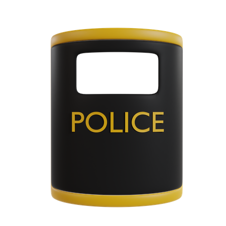 Bouclier de police  3D Icon