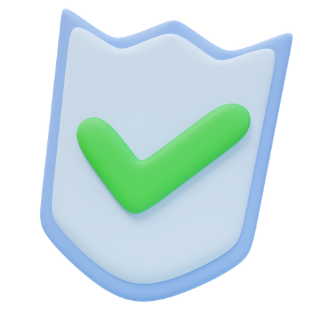 Bouclier de protection  3D Icon