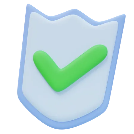 Bouclier de protection  3D Icon