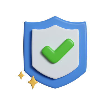 Bouclier de protection  3D Icon