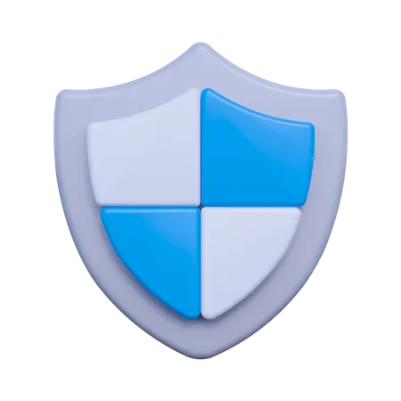 Bouclier de protection  3D Icon