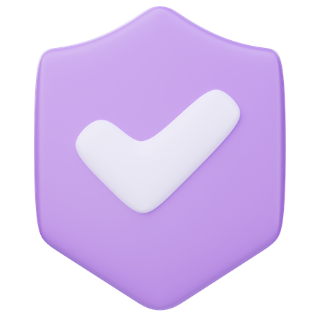 Bouclier de protection  3D Icon