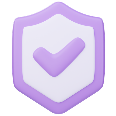 Bouclier de protection  3D Icon