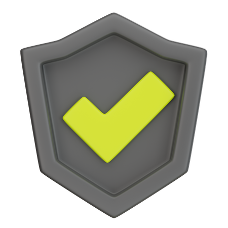 Bouclier de protection  3D Icon