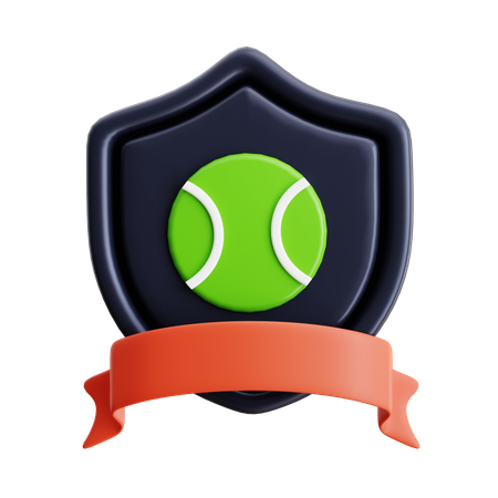 Bouclier de tennis  3D Icon