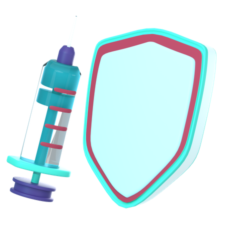Bouclier d'injection  3D Icon