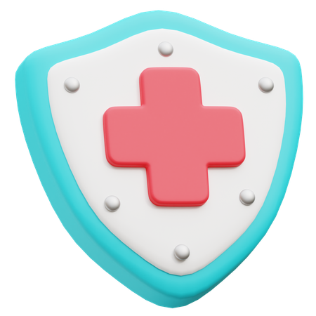 Bouclier médical  3D Icon