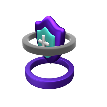 Bouclier médical  3D Icon