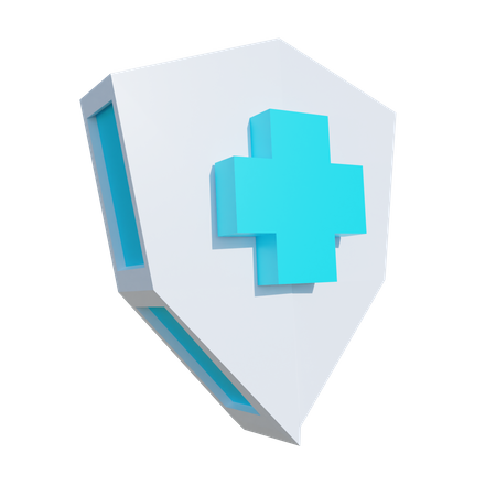 Bouclier médical  3D Icon