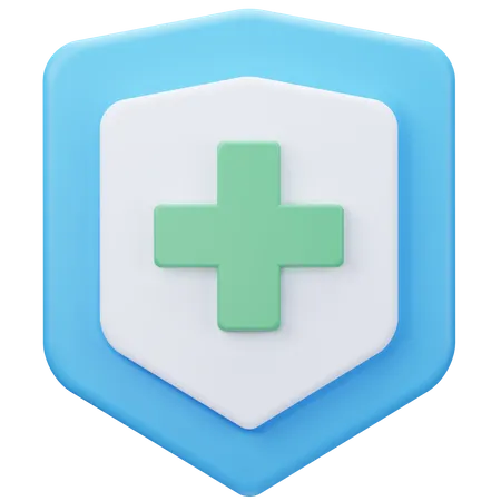 Bouclier médical  3D Icon