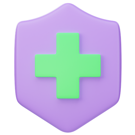 Bouclier médical  3D Icon