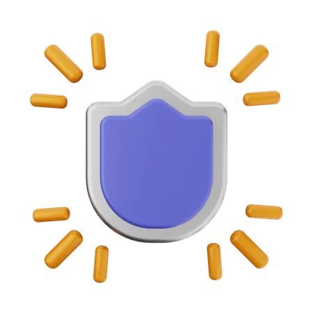 Protection du bouclier  3D Icon