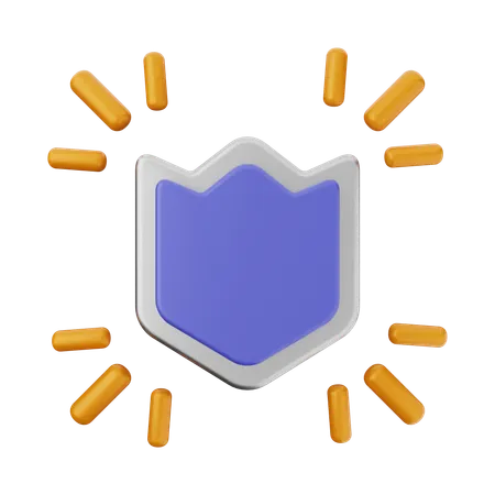 Protection du bouclier  3D Icon