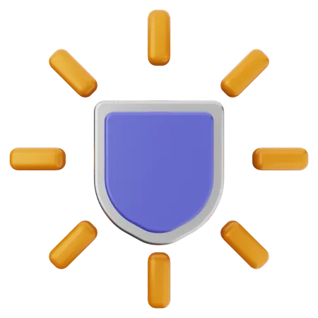 Protection du bouclier  3D Icon