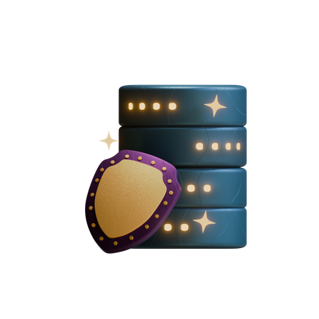 Bouclier de serveur  3D Icon