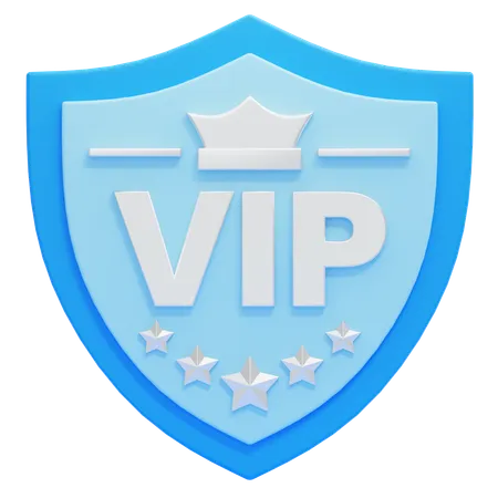 Bouclier vip  3D Icon