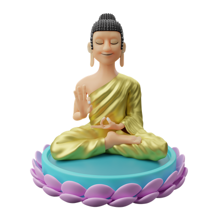 Bouddha  3D Illustration
