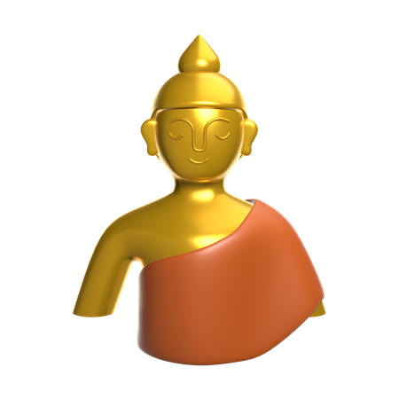 Bouddha  3D Icon