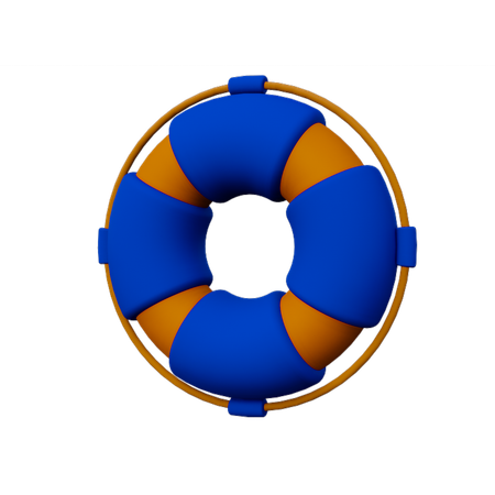 Bouée de sauvetage  3D Icon