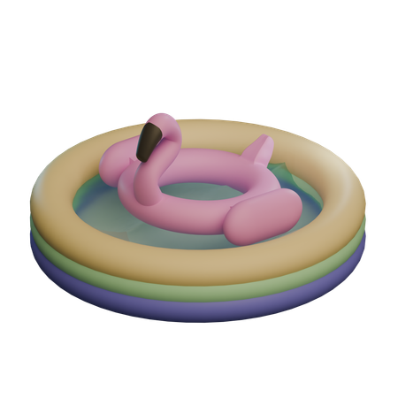 Bouée de sauvetage  3D Icon