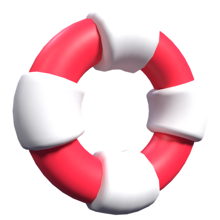 Bouée de sauvetage  3D Icon