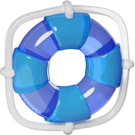 Bouée de sauvetage  3D Icon