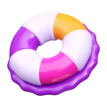 Bouée de sauvetage  3D Icon