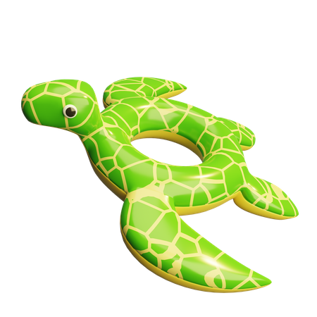 Bouée de sauvetage pour tortue  3D Icon