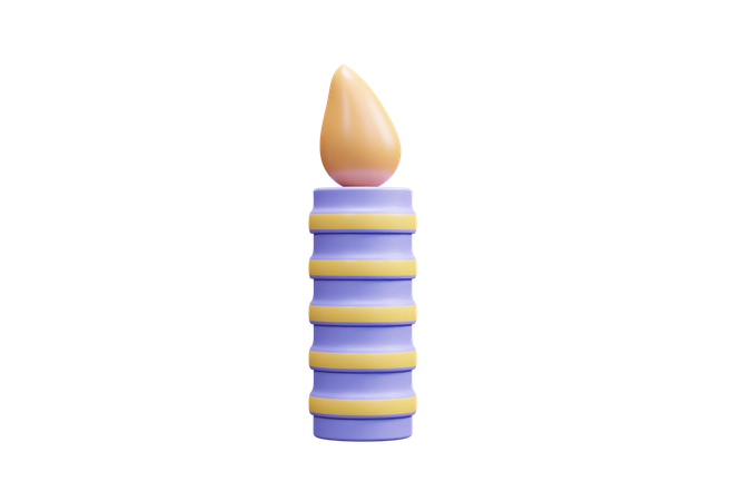 Bougie  3D Icon