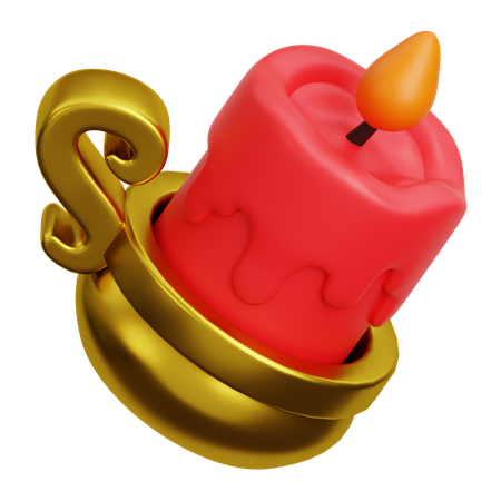 Bougie  3D Icon