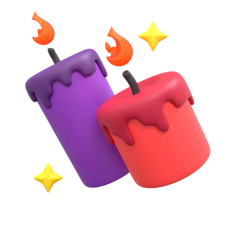 Bougie  3D Icon