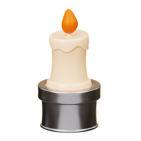 Bougie allumée  3D Icon