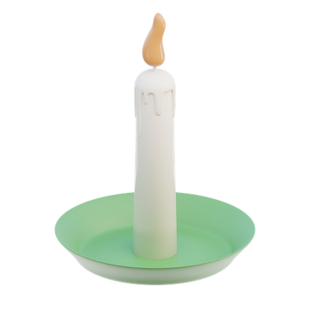 Bougie allumée  3D Icon