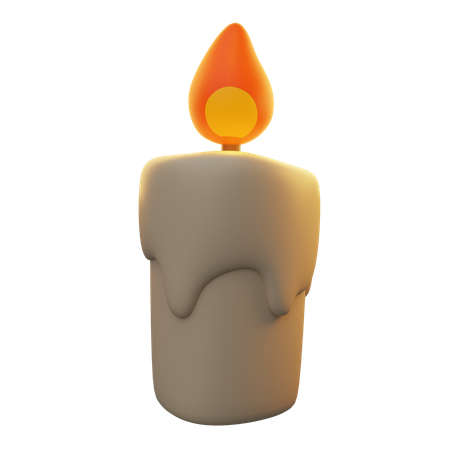 Bougie décorative  3D Icon