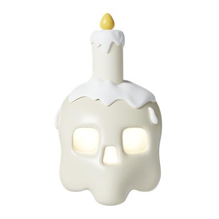 Bougie d'Halloween  3D Icon