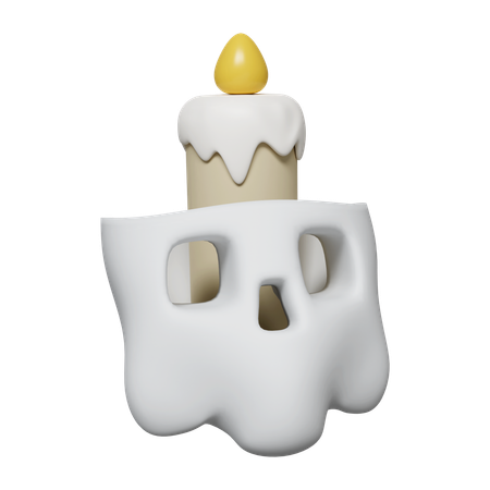 Bougie d'Halloween  3D Icon