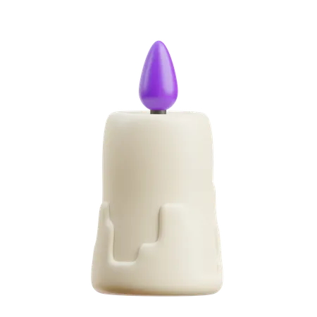 Lumière de bougie  3D Icon