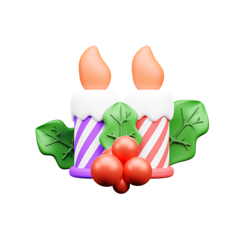 Bougies  3D Icon