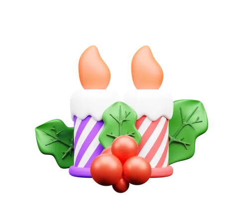 Bougies  3D Icon