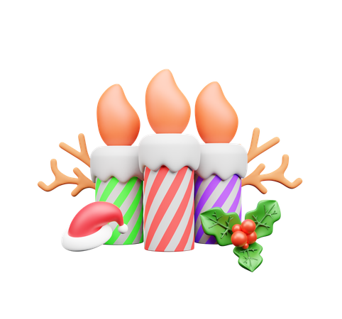 Bougies  3D Icon