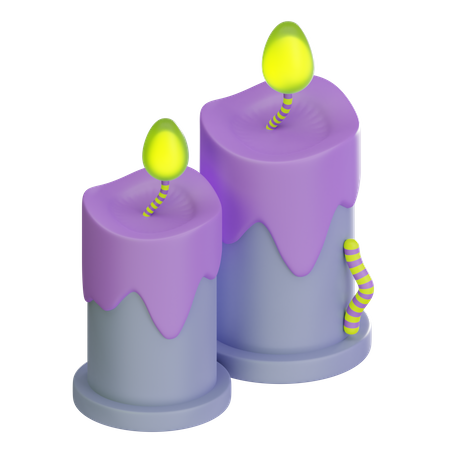 Bougies  3D Icon