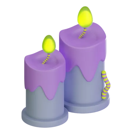 Bougies  3D Icon