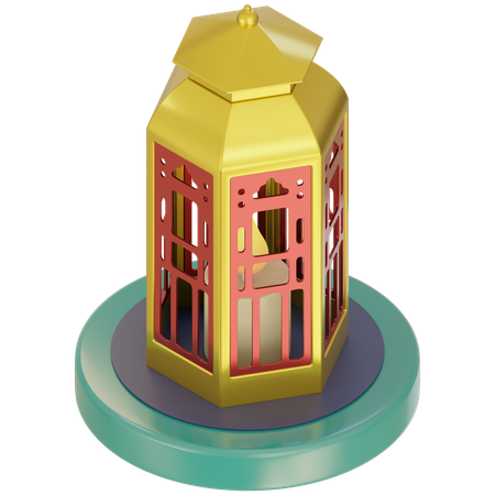 Bougie islamique  3D Icon