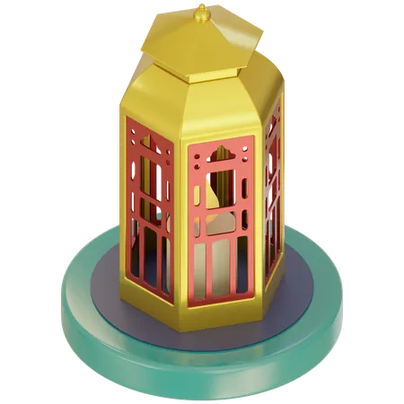 Bougie islamique  3D Icon