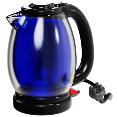 Bouilloire électrique en acier inoxydable  3D Icon