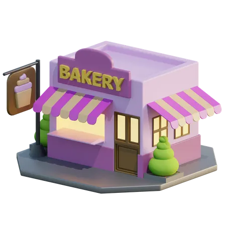 Boulangerie  3D Icon