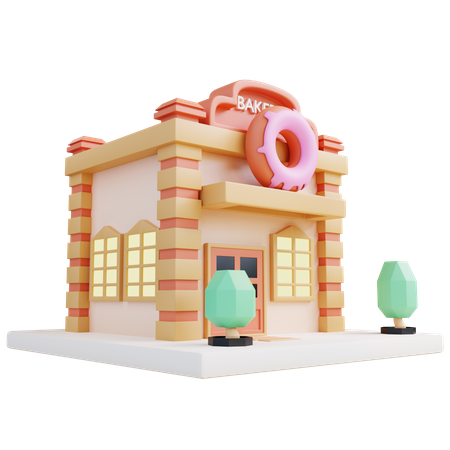 Boulangerie  3D Icon