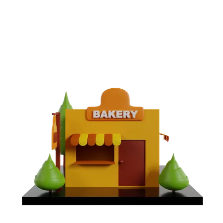 Boulangerie  3D Icon